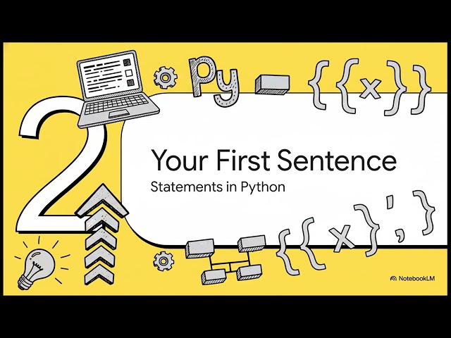 Python Foundations: Statements & Variables Explained for Beginners