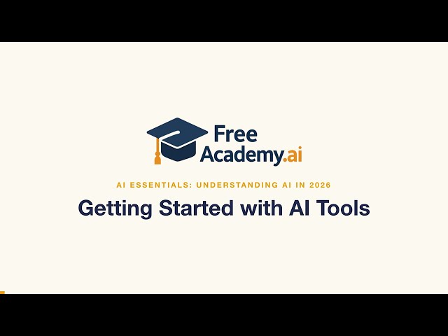 Getting Started with AI Tools: A Beginner's Step-by-Step Guide (2026)