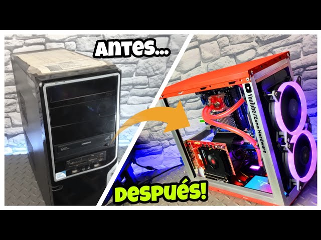 I TRANSFORM THIS OLD PC INTO SOMETHING INCREDIBLE! EXTREME PC RECYCLING USING GARBAGE! JENZH part 2