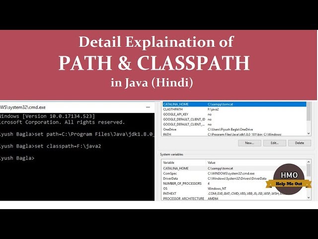 Detail Explaination of PATH & CLASSPATH in Java