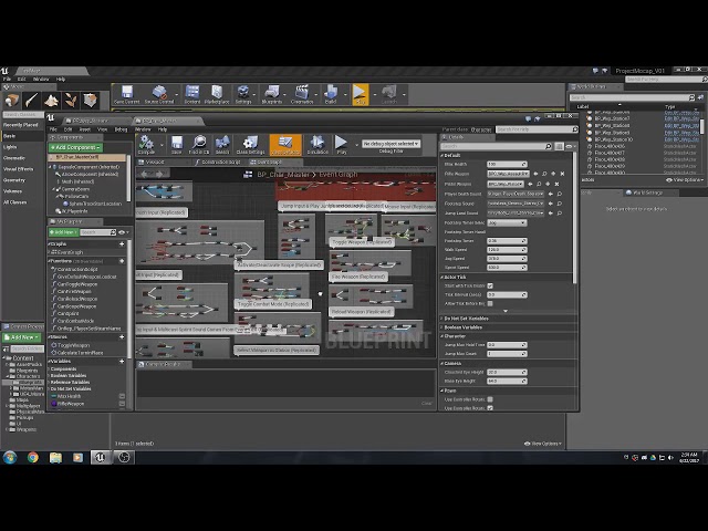 Unreal Engine 4  - Tutorial MP TPS V01 -  Weapons System PT2