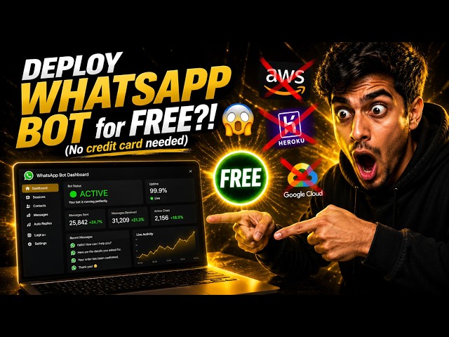 How to Create WhatsApp Bot & Deploy for FREE in 2026 | Step by Step Guide