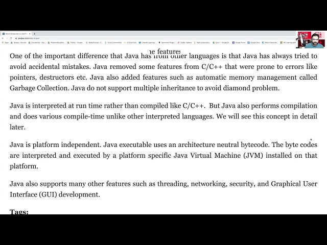 Java 01 - Introduction to Java (From Cse Cafe)