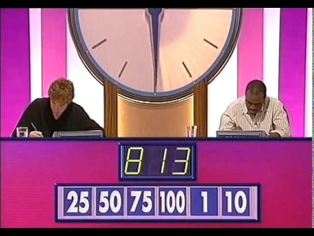 Countdown  Amazing Calculation 813 - Carol Vorderman