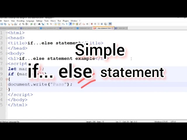 if... else statement in JavaScript #javascript 