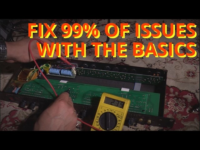 The Basics of Audio Electronic Repair and Troubleshooting
