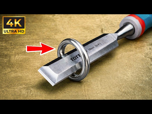 The Best Way To Sharpen Your Chisel In Just 2 Minutes Like A Professional Carpenter
