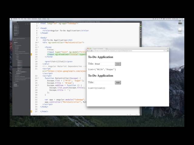 #angularjs #web #striversity 06.04 - #52 - AngularJS - Create a Simple ToDo App