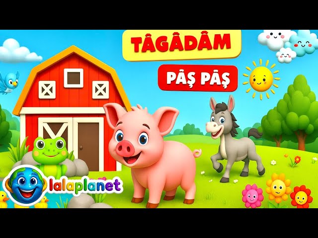 LaLaPlanet - Tâgâdâm pâș - pâș 🐷🐽 | Pe drum mergea un purceluș 🚜🌾👨‍🌾