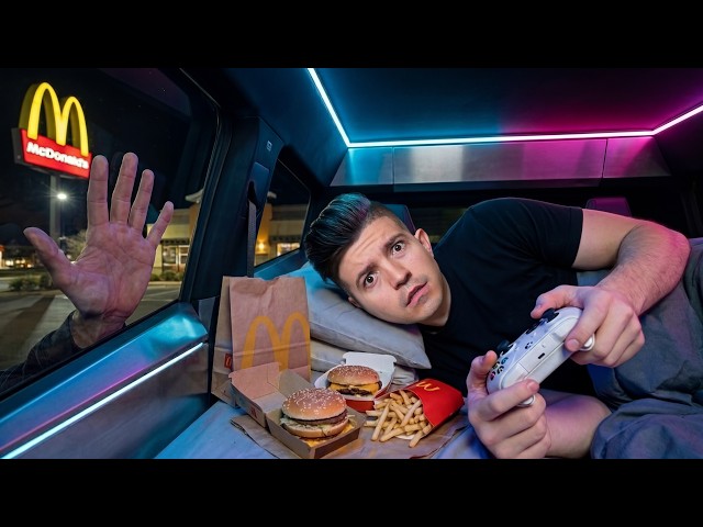 Living in a Cybertruck for 50 Hours