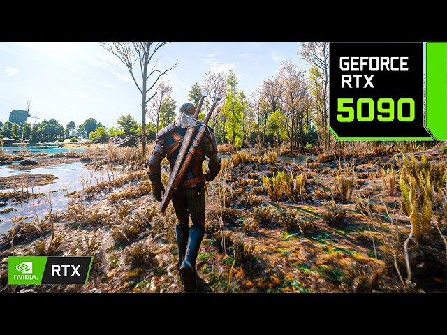 The Witcher 3 Remastered : RTX 5090 32GB ( 4K Maximum Settings RT + DLAA )