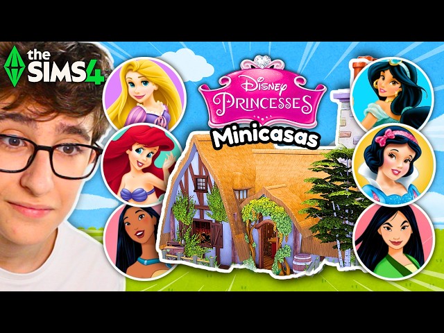 Every TINY HOUSE is a DISNEY PRINCESS in The Sims 4