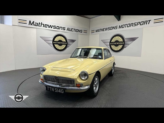 1969 MG C GT | Mathewsons Classic Cars | Auction: 24, 25 & 26 June 2026