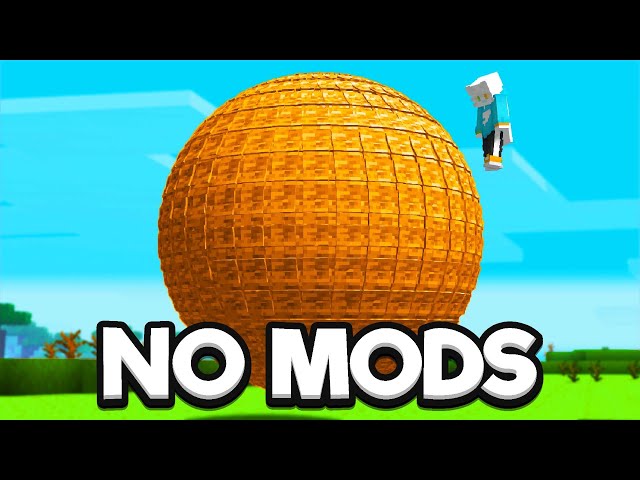 This Sphere is in Vanilla Minecraft