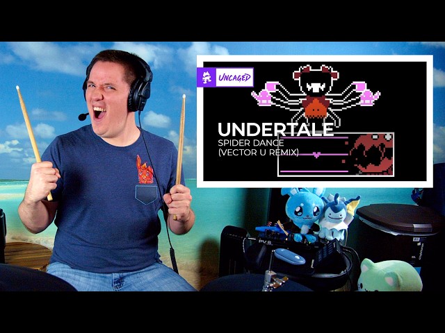 UNDERTALE - Spider Dance (Vector U Remix) On Drums!