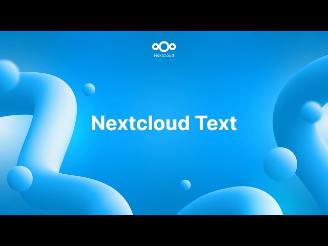 We just made writing ridiculously fast. 🏁 Discover the latest updates in Nextcloud Text!