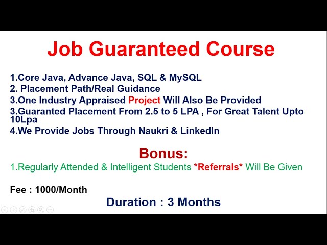 IT Job Ready Course Part 1 #itjobs #freshersjobs #tcs #job #software #coding #java #jobgaurenty