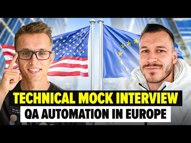 Technical QA Automation Engineer Interview - Mock Interview with Youtube Subscriber
