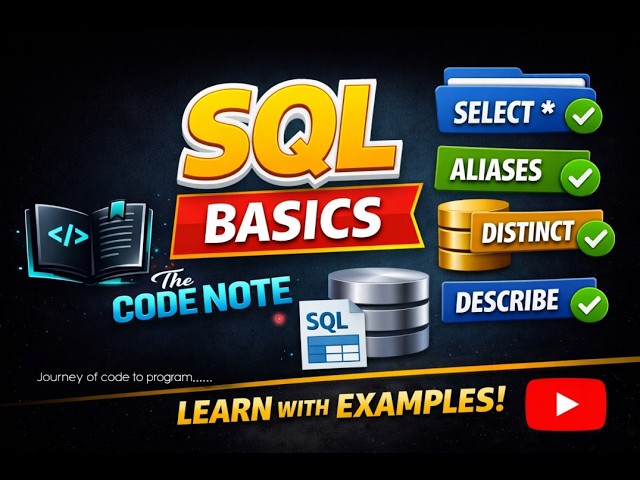 SQL Tutorial for Beginners | Learn SQL Basics (Part 1)