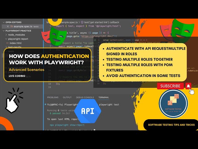 Playwright Authentication - Advanced scenarios with examples