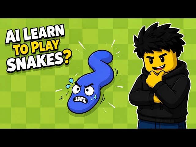 AI Learns To Play Snakes...