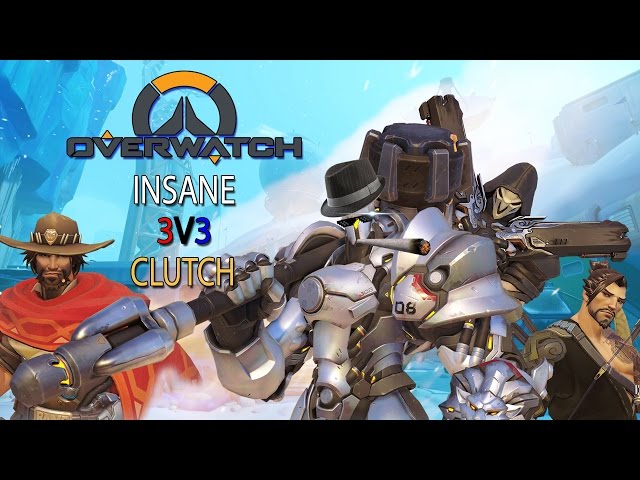 Overwatch 3v3 Intense Reinhardt Clutch "DAMNNN SON MLG"