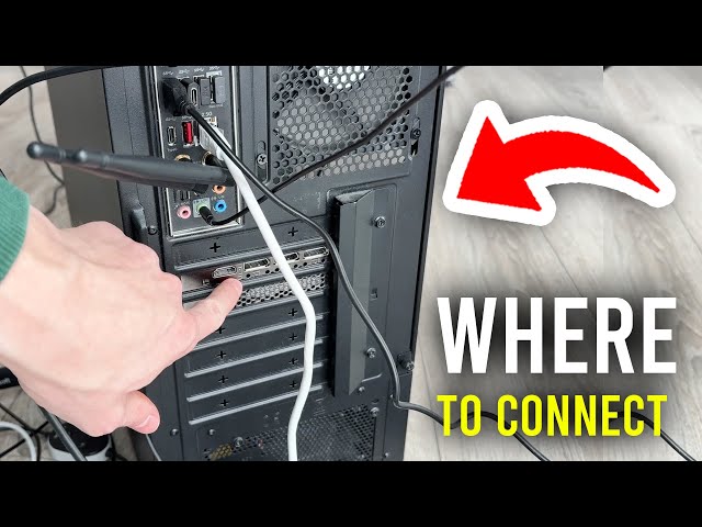 How and Where To Connect Monitor To PC - Full Guide