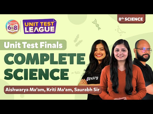 Class 8 Science (Complete Syllabus) - Menti Quiz | Science Quiz for Class 8 with Answers | BYJU'S