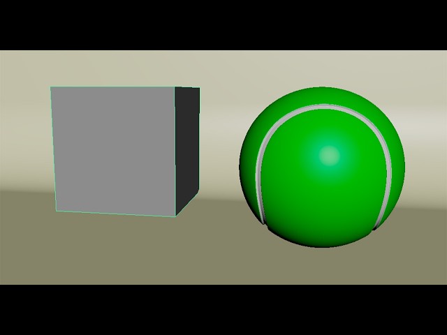 Maya  Model a Tennis Ball