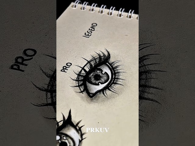 🍿 Drawing eyes EASY to LEGEND ✏️ #drawing#tutorial #howtodraw #sketch #art #shorts