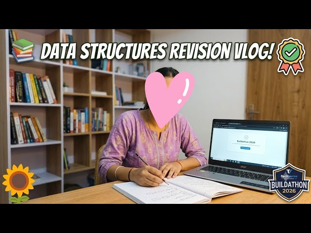 ​Study vlog 📚 | gate aspirant, PRODUCTIVE STUDY DAYS |Data Structure Revision #gate 2026#study #vlog