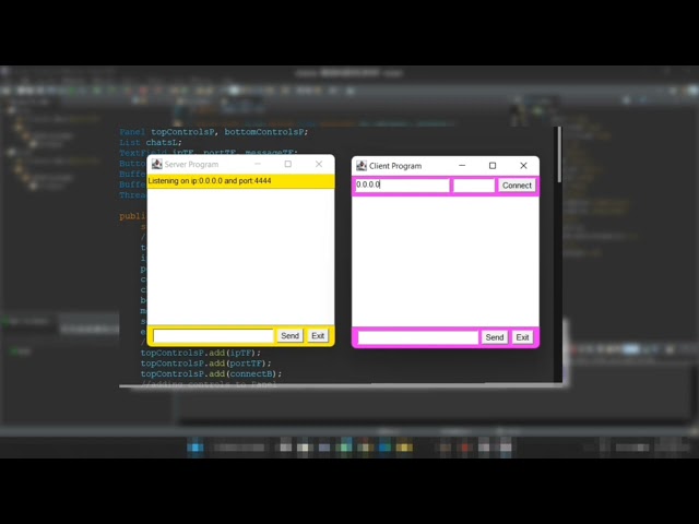 Server Client JAVA Socket Program