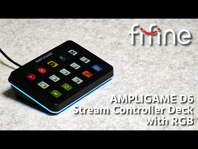 [🎁] Best Value Stream Controller: FIFINE AMPLIGAME D6 @FIFINE