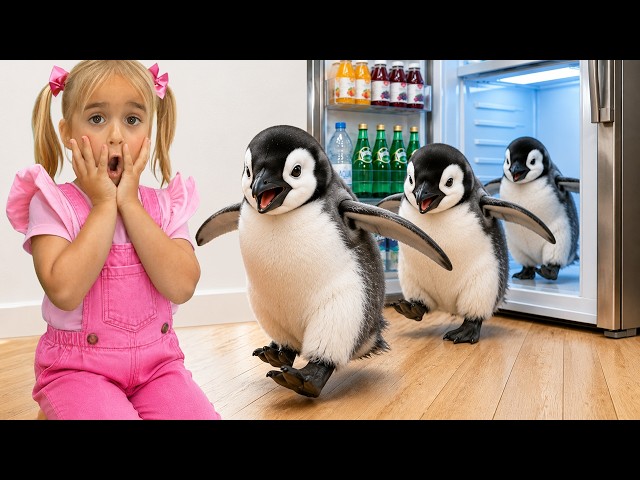 Huge Arctic animals came out of the fridge! They're everywhere!