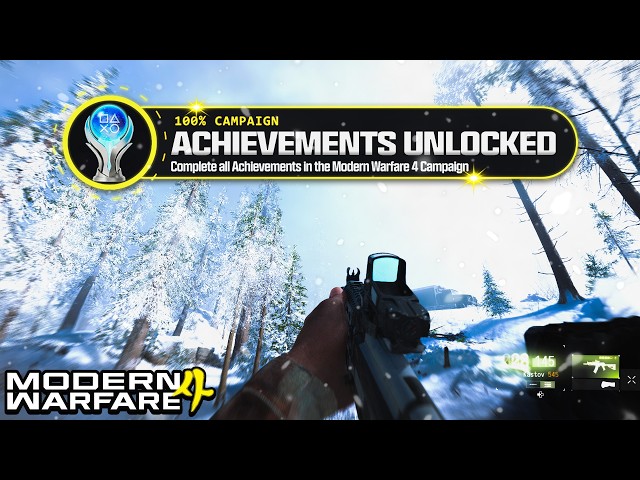 How I Got Every Modern Warfare 4 Achievement
