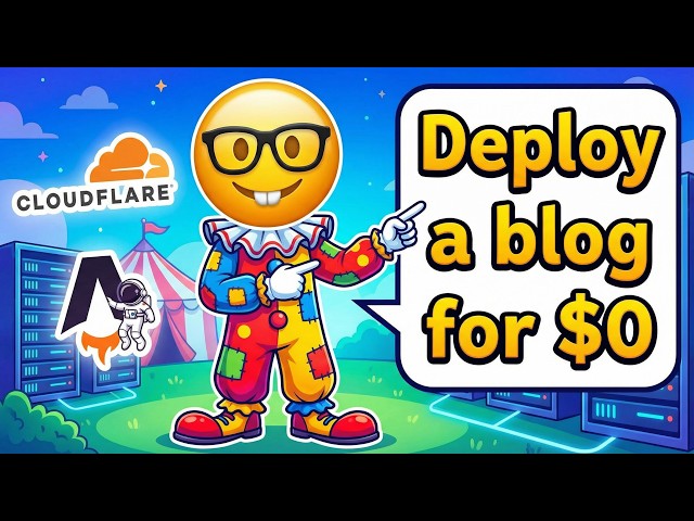 I Let AI Design My Blog, Then Deployed It for $0 | Cloudflare 🧡 Astro