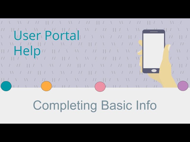 How to Complete Basic Info