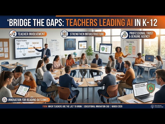 AI in Education: Who Shapes the Future of Teaching? | Building AI Infrastructure for Schools