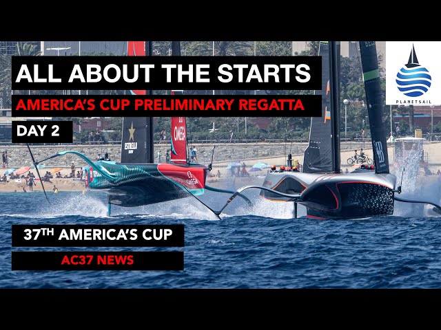 Louis Vuitton America's Cup Preliminary Regatta - Day 2- AC37 News report 23 8 24