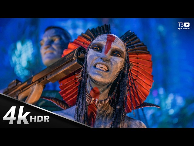 Avatar: Fire and Ash Pandora War Scenes | 4K HDR