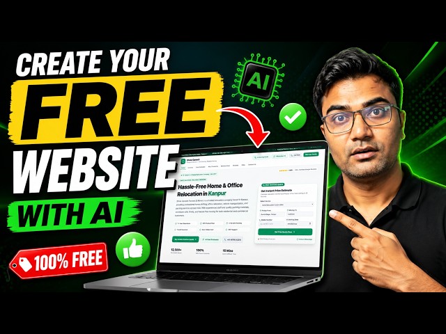 How to Create a FREE Website With AI 2026 | AI Se Free Website Banakar Live Kare Complete Tutorial