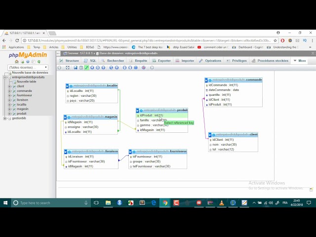 How To : make relations between tables phpmyadmin