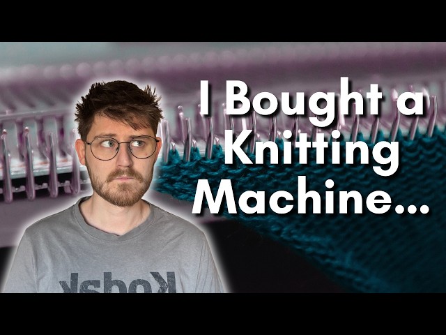 I Bought a Vintage Knitting Machine…