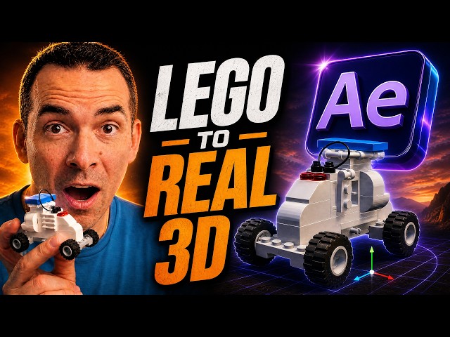 After Effects 3D: Turning a Lego Build into a 3D Scene with Tripo