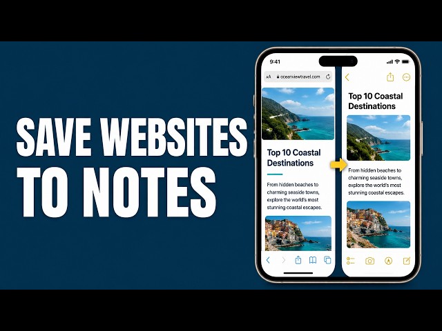 Stop Losing Websites on Your iPhone & iPad (Save Them to Notes)