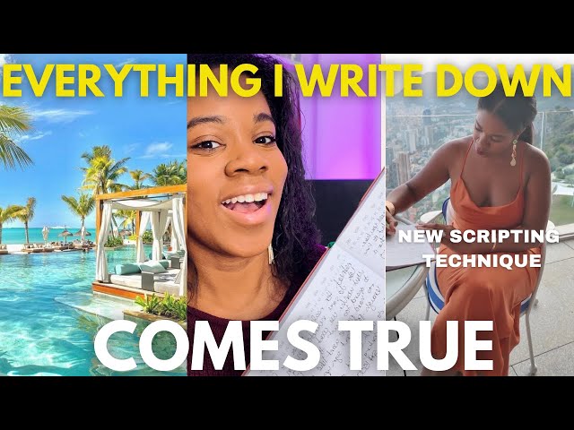Secret SCRIPTING Technique to MANIFEST FAST (read my scripts)