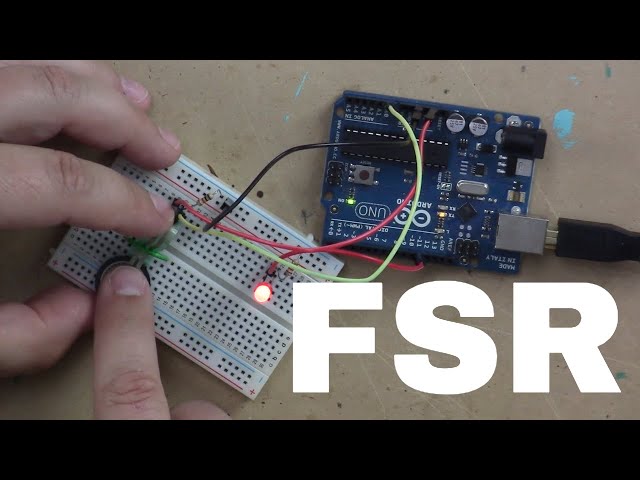 Arduino Force Sensitive Resistor (FSR) Tutorial | Measure Pressure & Touch