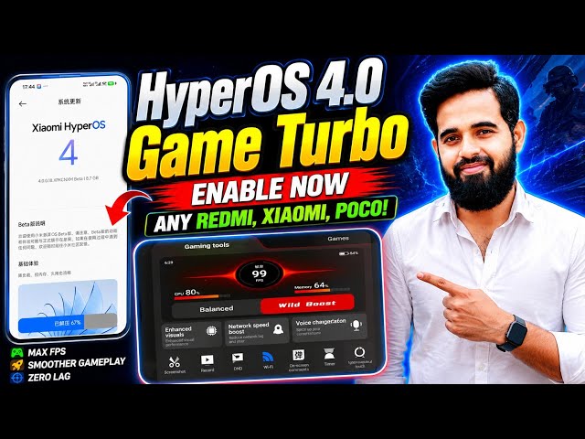 HyperOS 4.0 Game Turbo ENABLE NOW 🔥 120FPS Support + New Mode | Redmi, Xiaomi & POCO