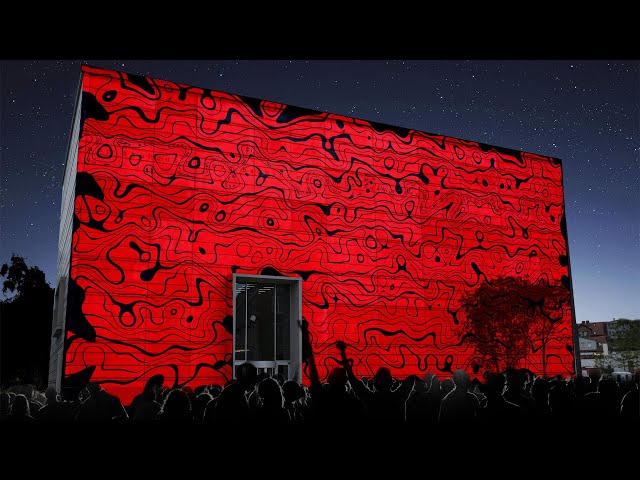 The Shape of Sound - Projection Mapping at Neues Bauhaus Museum Weimar, 2019