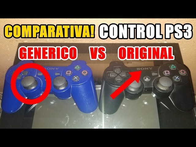PS3 Controller COMPARISON: ORIGINAL vs. GENERIC (Knockoff/Counterfeit) Video